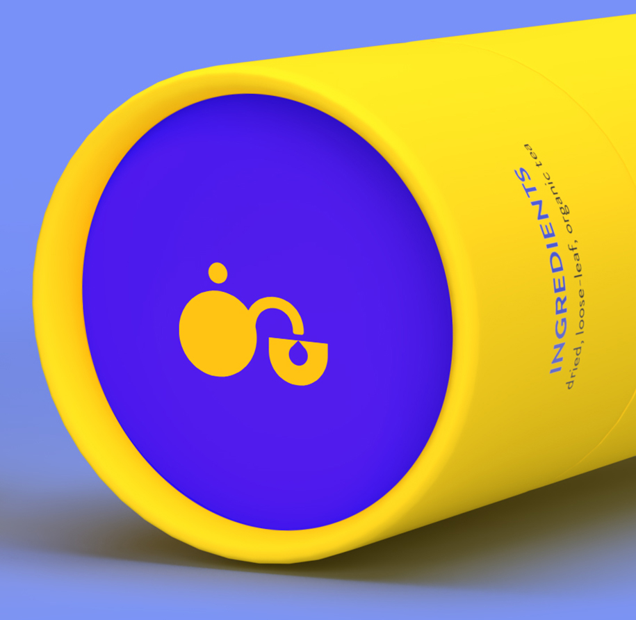 close up of the package