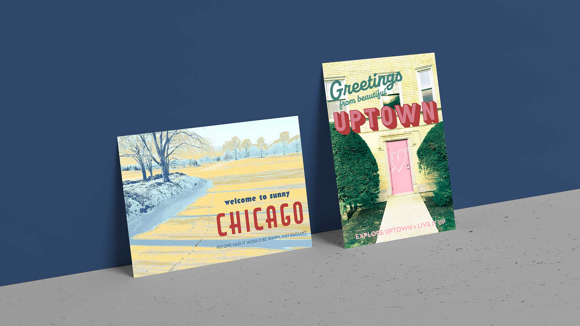 two postcards of the Botanic Gardens and my patio